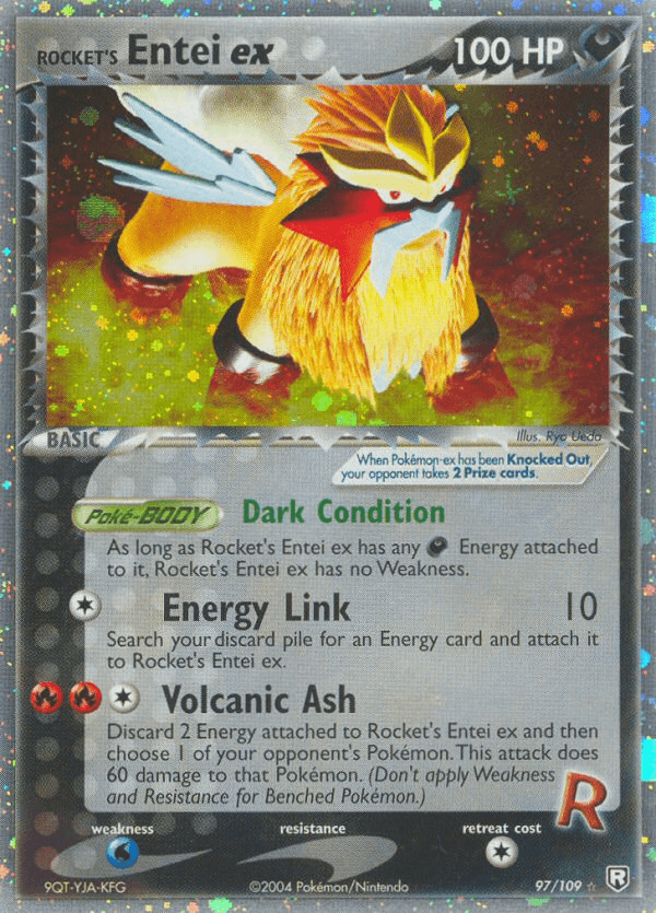 Rocket's Entei ex z edície Team Rocket Returns, karta č.97