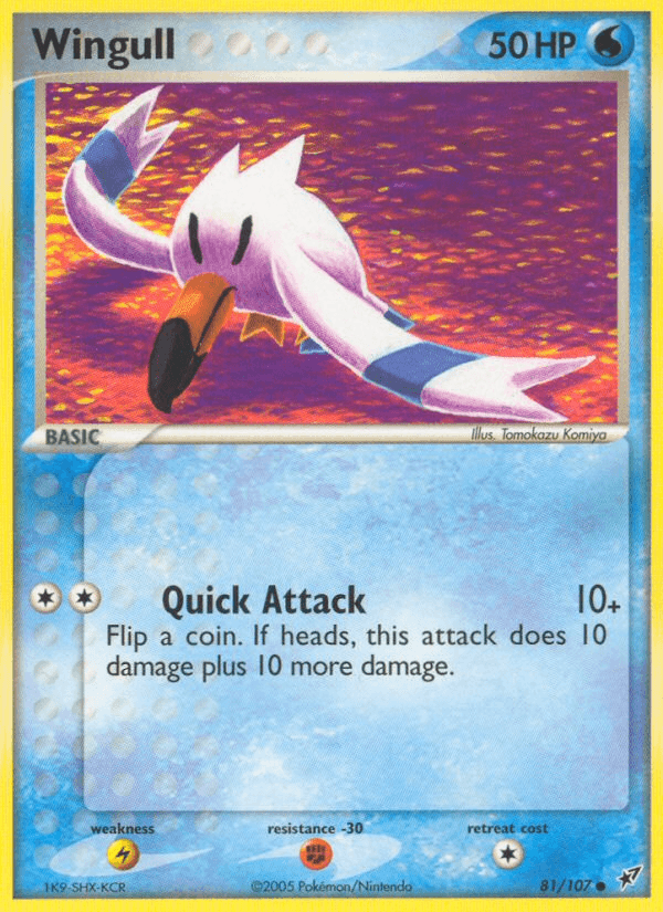 Wingull z edície Deoxys, karta č.81