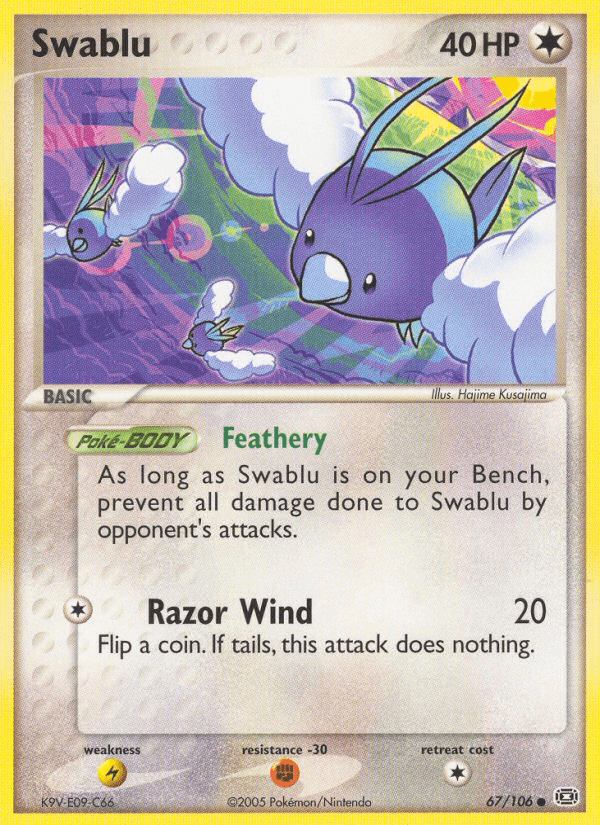 Swablu z edície Emerald, karta č.67