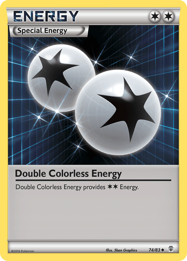 Double Colorless Energy z edície Generations, karta č.74