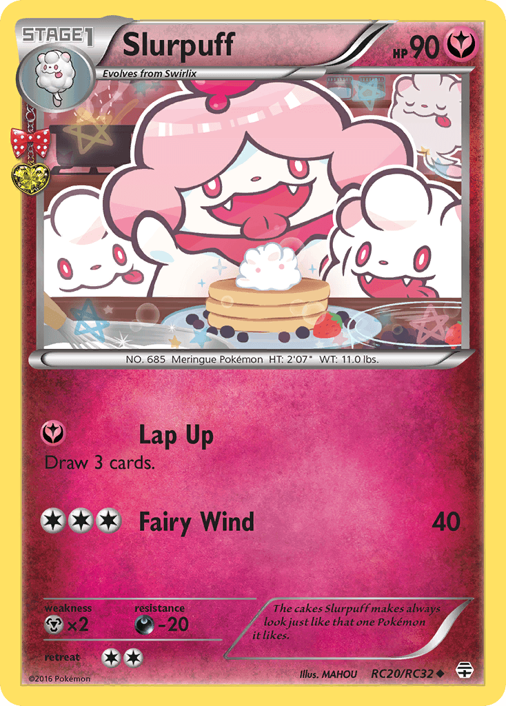 Slurpuff z edície Generations, karta č.RC20