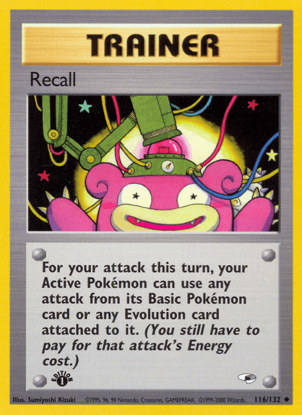 Recall z edície Gym Heroes, karta č.116