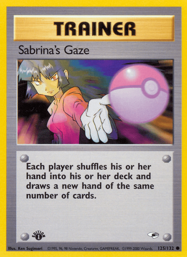 Sabrina's Gaze z edície Gym Heroes, karta č.125