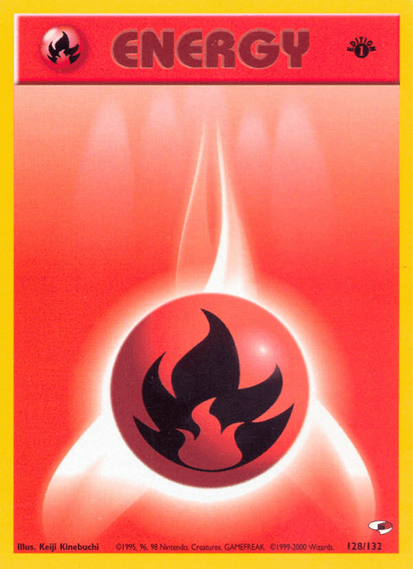 Fire Energy z edície Gym Heroes, karta č.128