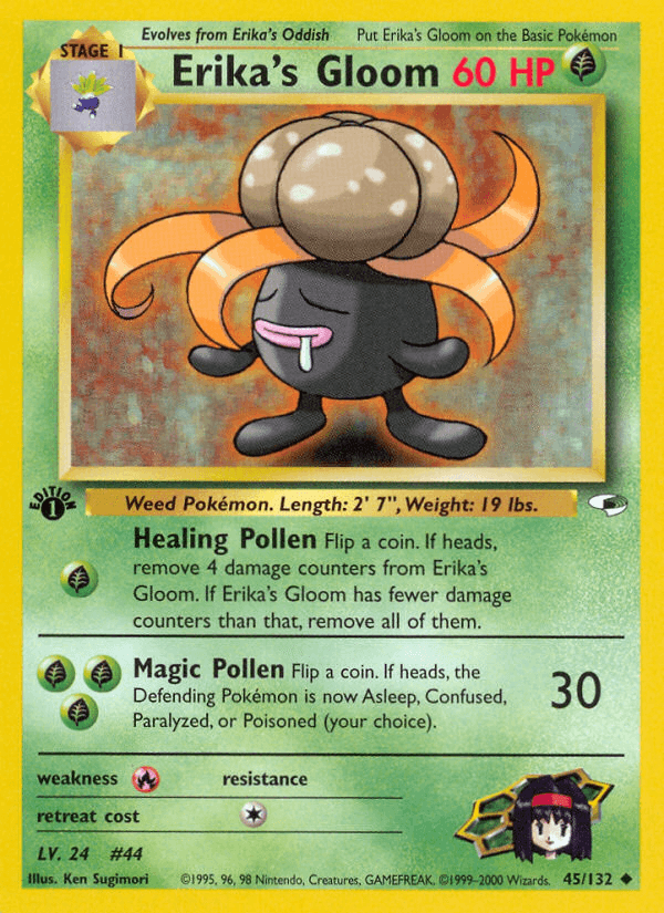 Erika's Gloom z edície Gym Heroes, karta č.45