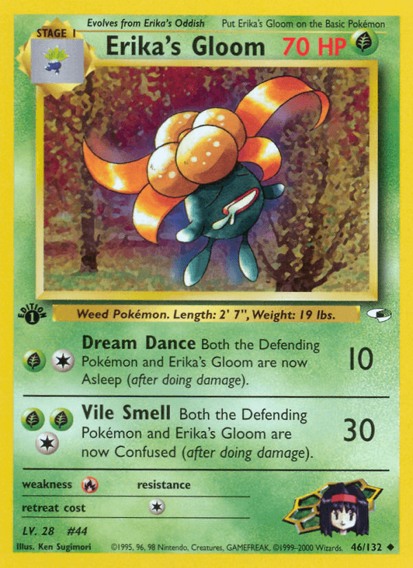 Erika's Gloom z edície Gym Heroes, karta č.46