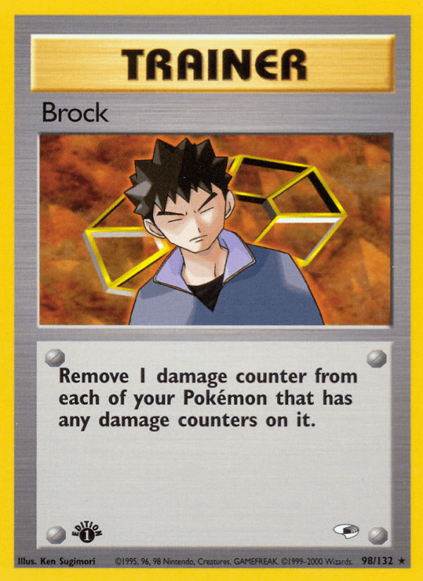 Brock z edície Gym Heroes, karta č.98