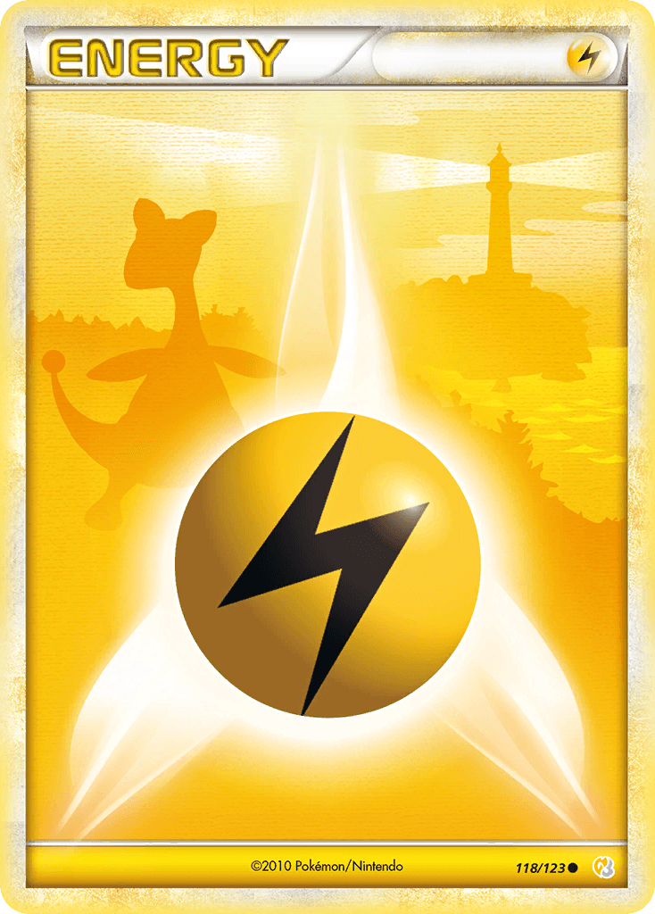 Lightning Energy z edície HeartGold & SoulSilver, karta č.118