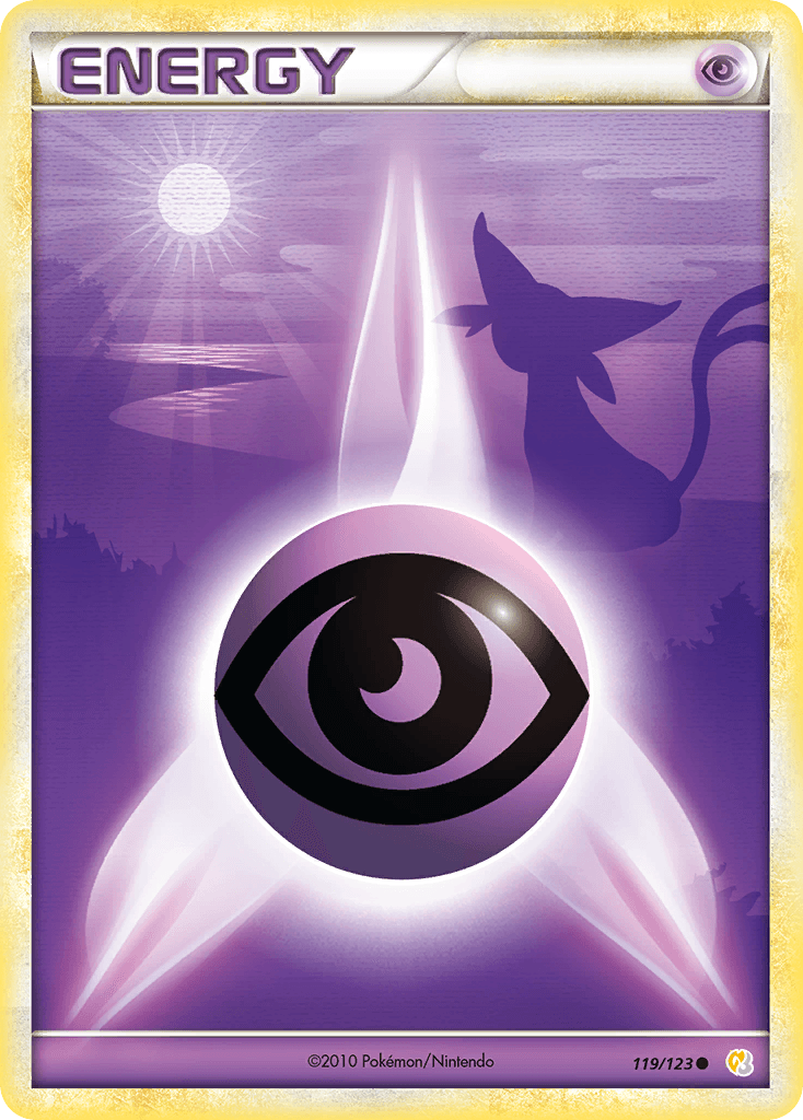 Psychic Energy z edície HeartGold & SoulSilver, karta č.119