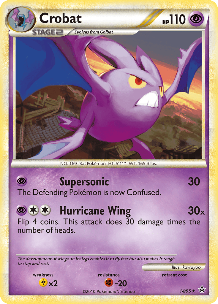 Crobat z edície HS—Unleashed, karta č.14