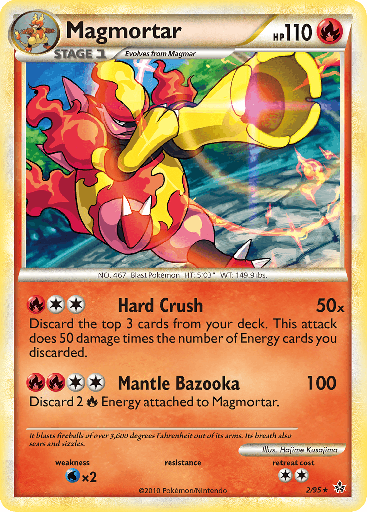 Magmortar z edície HS—Unleashed, karta č.2