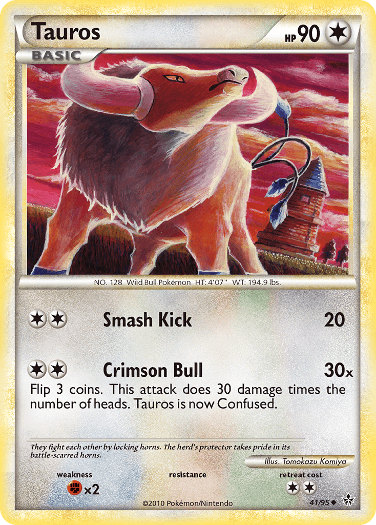 Tauros z edície HS—Unleashed, karta č.41