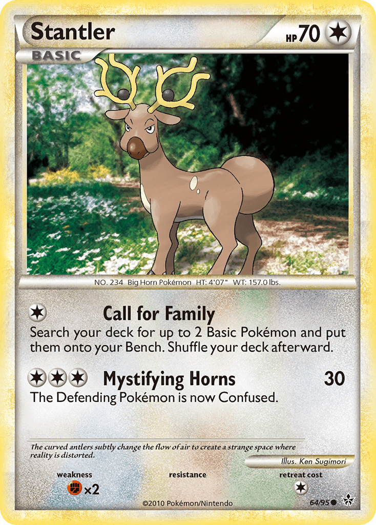 Stantler z edície HS—Unleashed, karta č.64