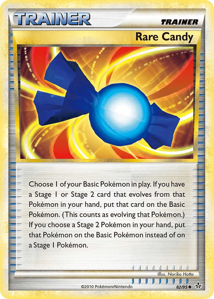 Rare Candy z edície HS—Unleashed, karta č.82