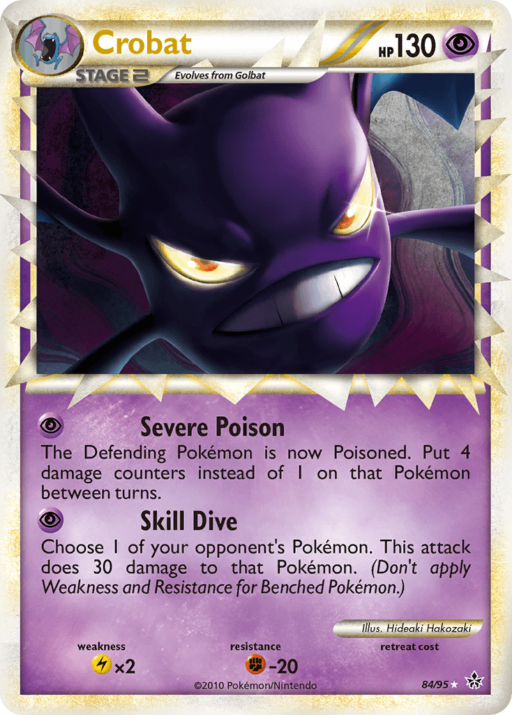 Crobat z edície HS—Unleashed, karta č.84