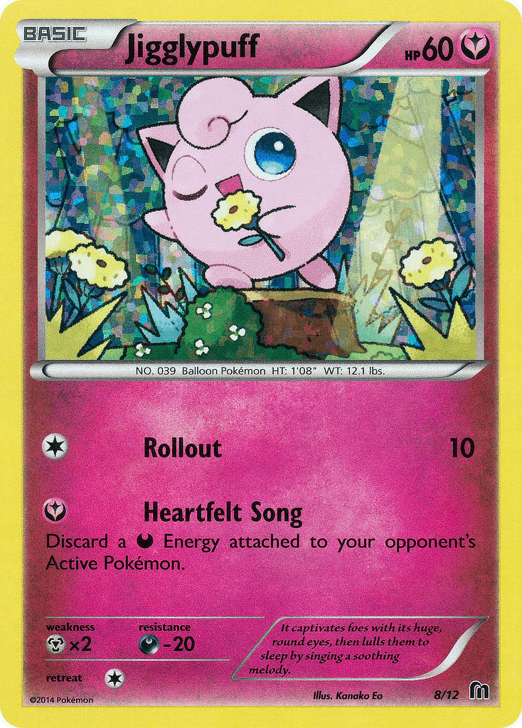 Jigglypuff z edície McDonald's Collection 2016, karta č.8