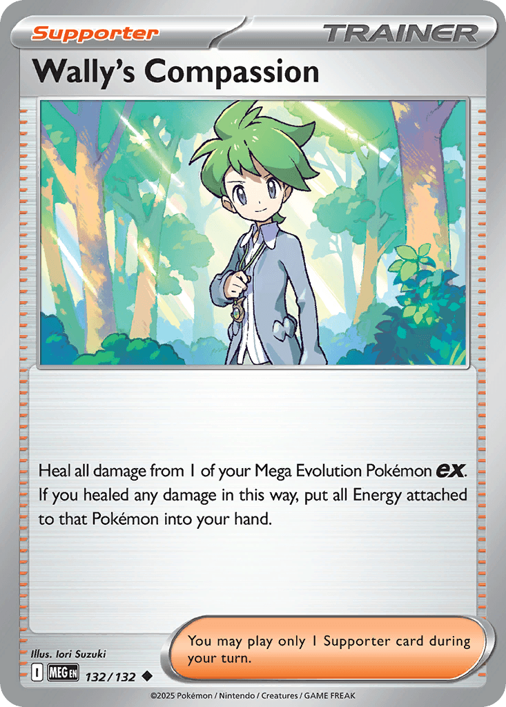 Wally's Compassion z edície Mega Evolution, karta č.132