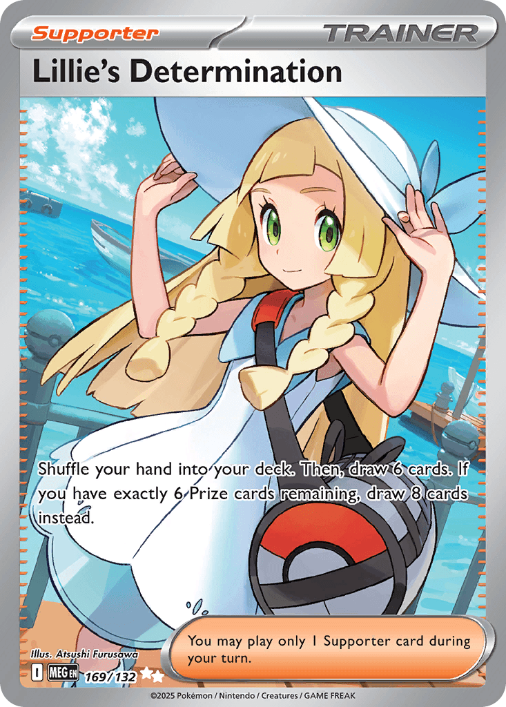 Lillie's Determination z edície Mega Evolution, karta č.169