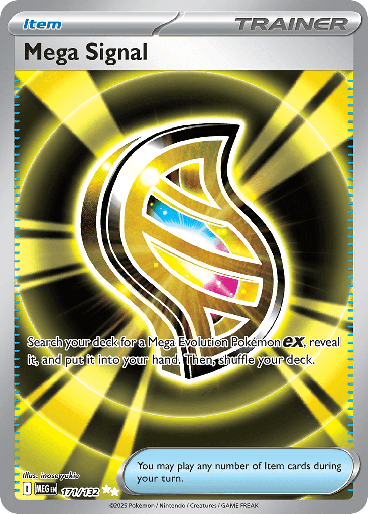 Mega Signal z edície Mega Evolution, karta č.171