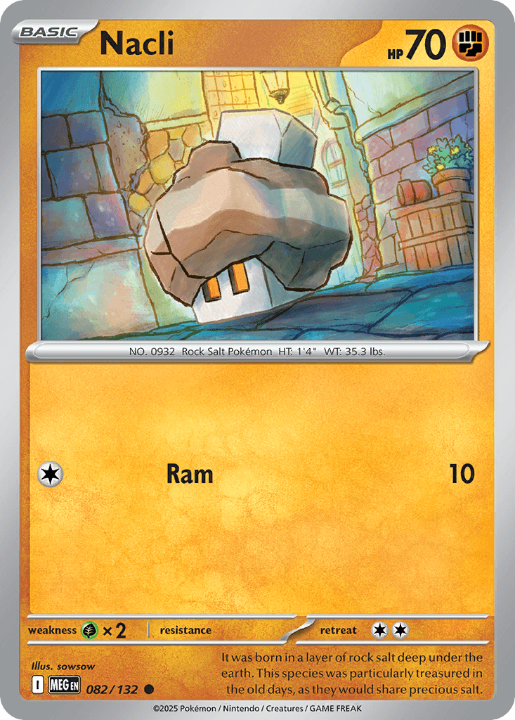 Nacli z edície Mega Evolution, karta č.82