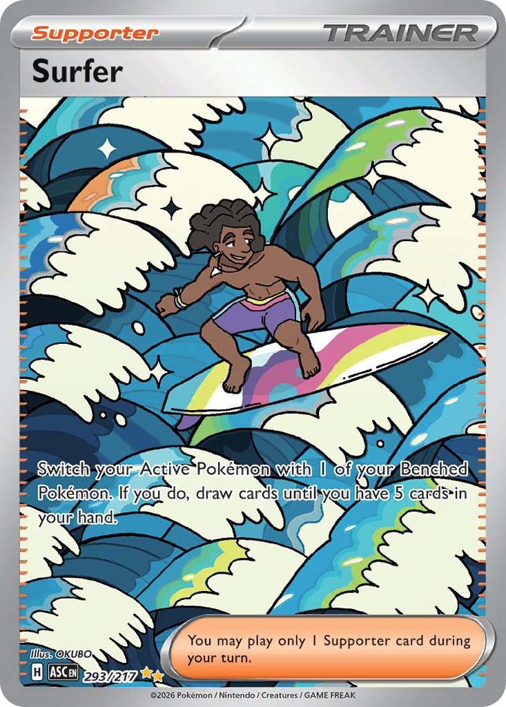 Surfer z edície Ascended Heroes, karta č.293