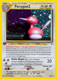 Porygon2 z edície Neo Revelation, karta č.12
