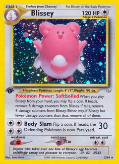 Blissey z edície Neo Revelation, karta č.2