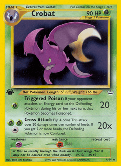 Crobat z edície Neo Revelation, karta č.4