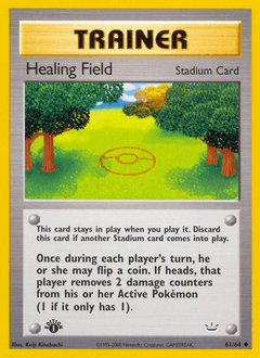 Healing Field z edície Neo Revelation, karta č.61