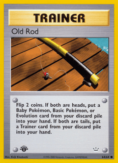 Old Rod z edície Neo Revelation, karta č.64