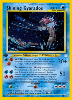 Shining Gyarados z edície Neo Revelation, karta č.65