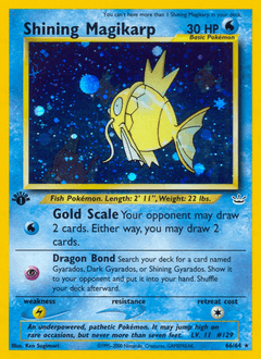Shining Magikarp z edície Neo Revelation, karta č.66