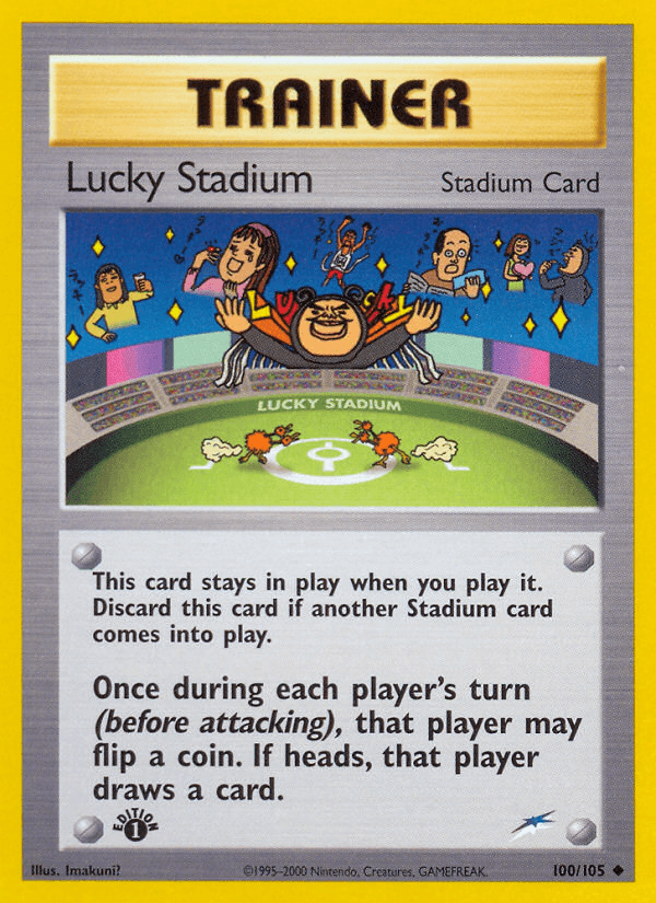 Lucky Stadium z edície Neo Destiny, karta č.100