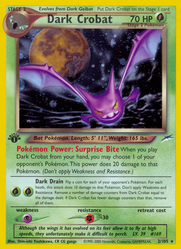 Dark Crobat z edície Neo Destiny, karta č.2