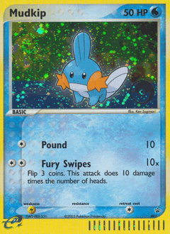 Mudkip z edície Nintendo Black Star Promos, karta č.5