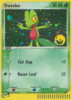 Treecko z edície Nintendo Black Star Promos, karta č.7