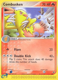 Combusken z edície Nintendo Black Star Promos, karta č.9
