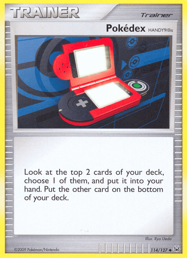 Pokédex HANDY910is z edície Platinum, karta č.114