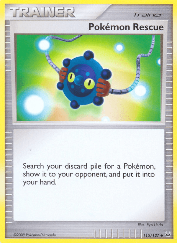 Pokémon Rescue z edície Platinum, karta č.115
