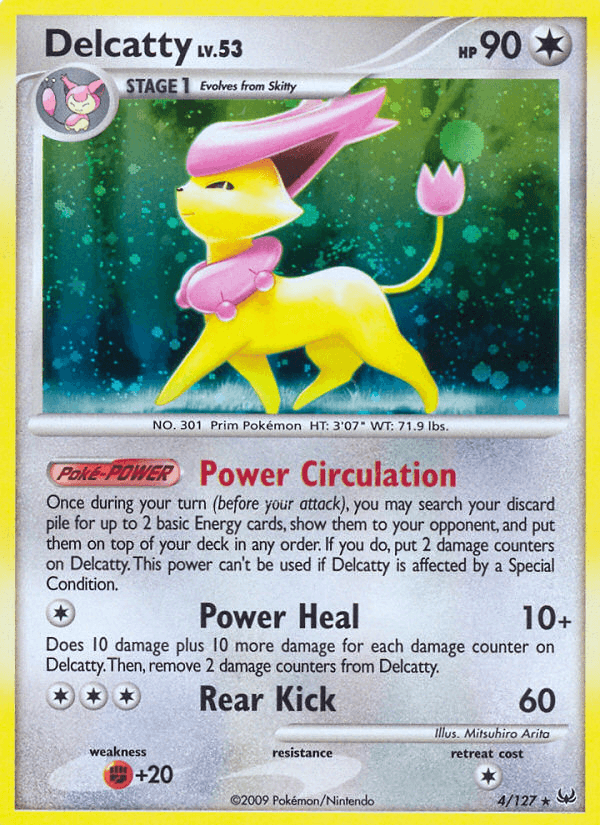 Delcatty z edície Platinum, karta č.4