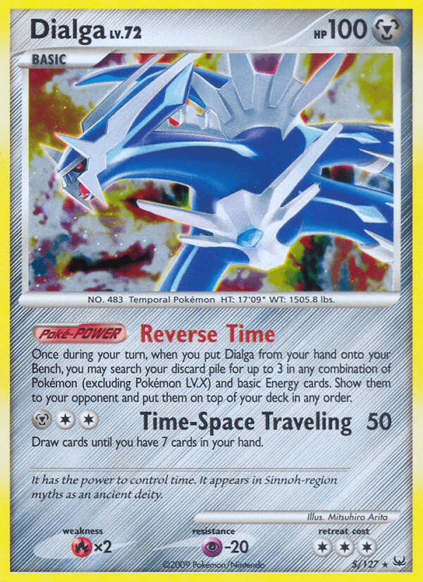 Dialga z edície Platinum, karta č.5