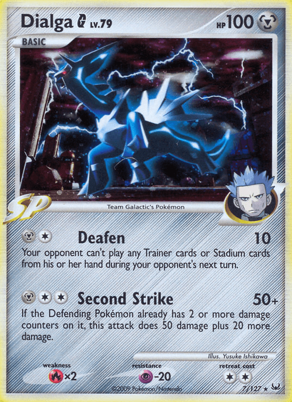 Dialga G z edície Platinum, karta č.7