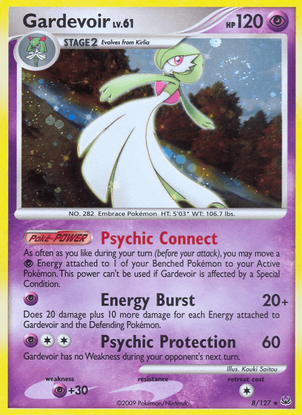 Gardevoir z edície Platinum, karta č.8