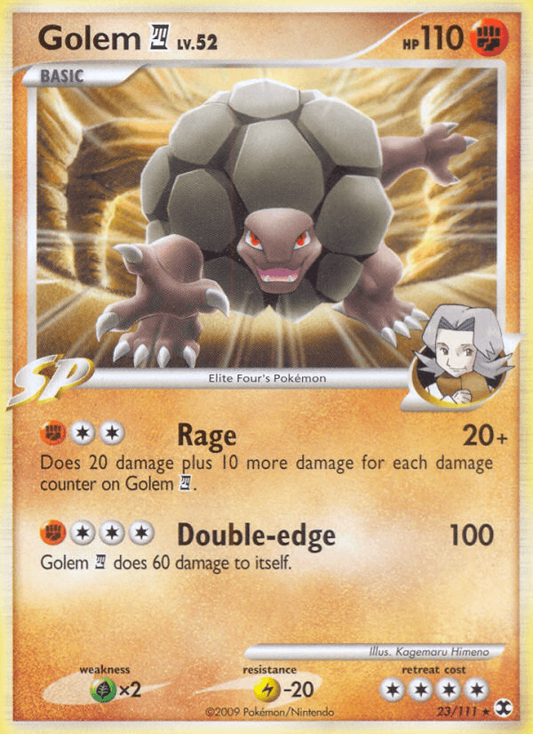 Golem E4 z edície Rising Rivals, karta č.23