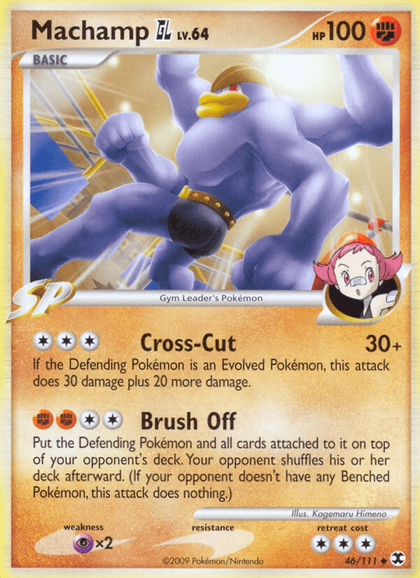 Machamp GL z edície Rising Rivals, karta č.46