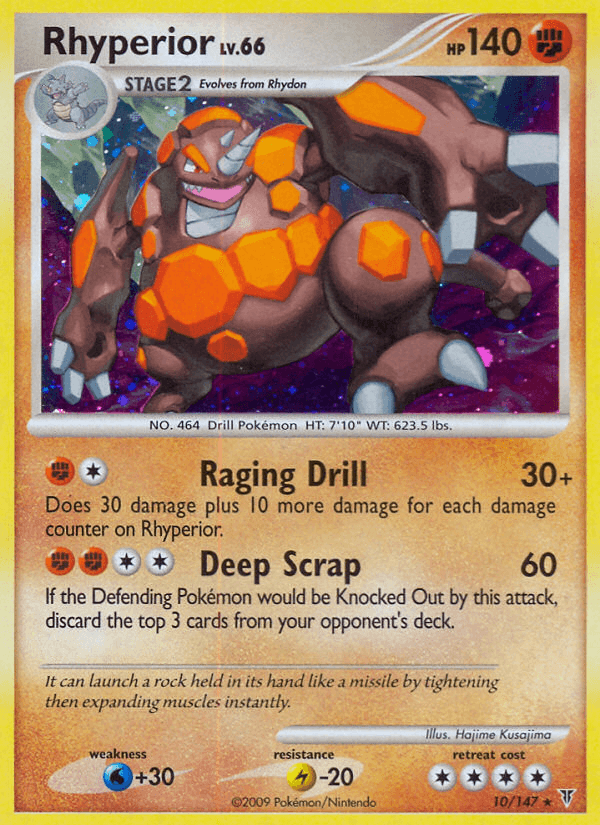 Rhyperior z edície Supreme Victors, karta č.10