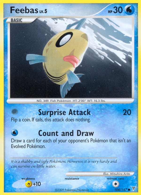 Feebas z edície Supreme Victors, karta č.104