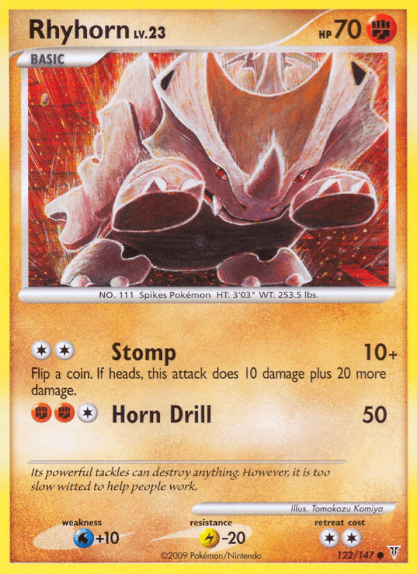 Rhyhorn z edície Supreme Victors, karta č.122