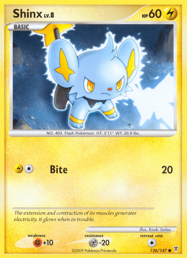 Shinx z edície Supreme Victors, karta č.126