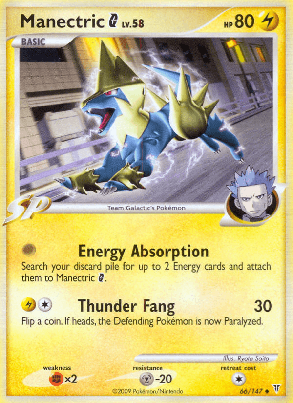 Manectric G z edície Supreme Victors, karta č.66